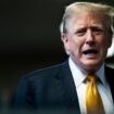 Former President Donald Trump speaks to reporters as jurors begin deliberations for his trial at Manhattan criminal court, Wednesday, May 29, 2024, in New York. Pic: AP