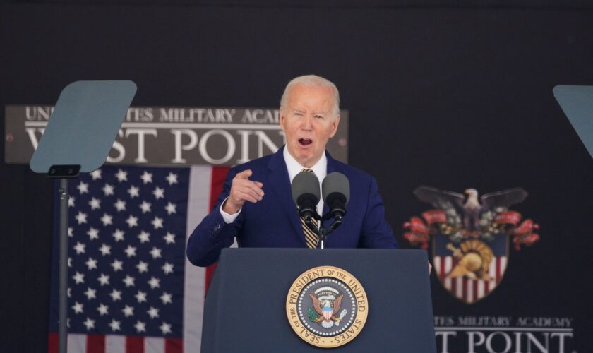 Biden indirectly rebukes Trump at West Point commencement