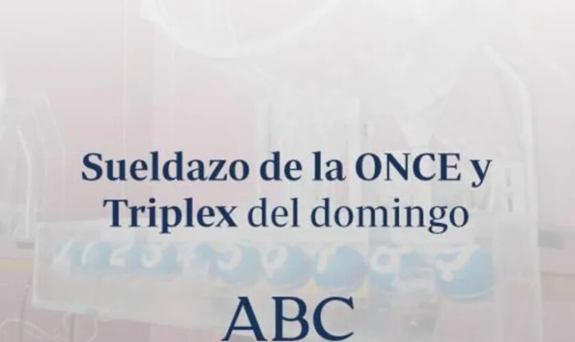 Sueldazo de la ONCE y Triplex: comprueba los resultados de las loterías que se celebran el sábado domingo, 4 de agosto de 2024