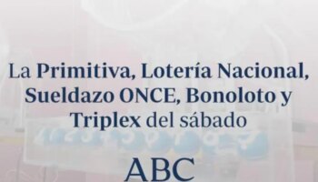 Todos los resultados de las loterías que se celebran el sábado sábado, 10 de agosto de 2024: Euromillones, Cuponazo ONCE, Bonoloto, Triplex y Eurojackpot