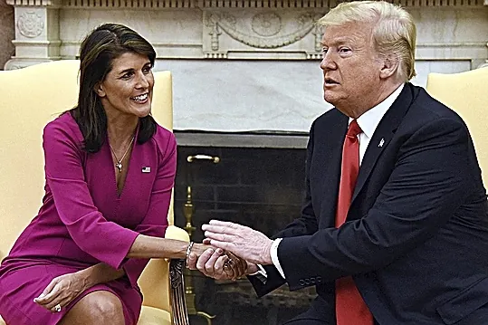 Trump refuerza su condición de favorito en las elecciones con el apoyo de Nikki Haley