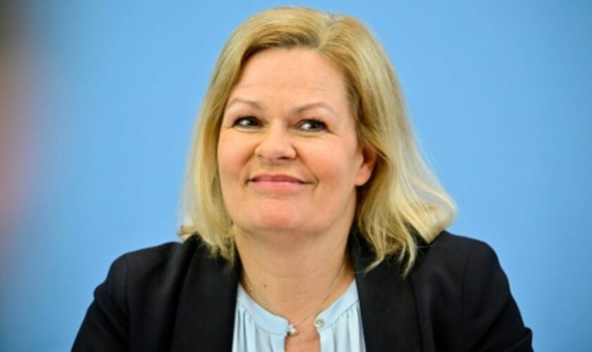 Bundesinnenministerin Nancy Faeser