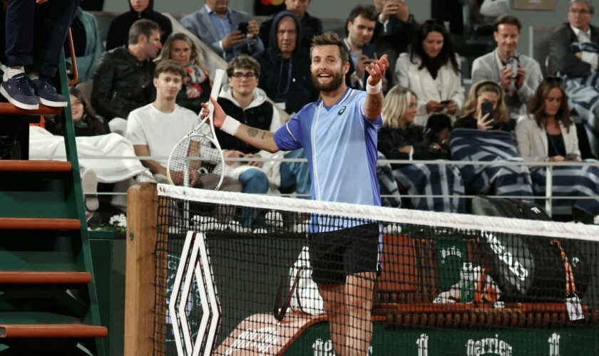 Roland Garros : Corentin Moutet, dernier Français dans le tableau masculin, éliminé