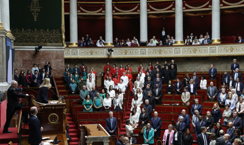 Deux collaborateurs parlementaires LFI vêtus de keffieh à l’Assemblée exclus par Yaël Braun-Pivet