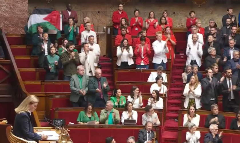 Drapeau palestinien à l'Assemblée : LFI remet ça, les costumes en plus