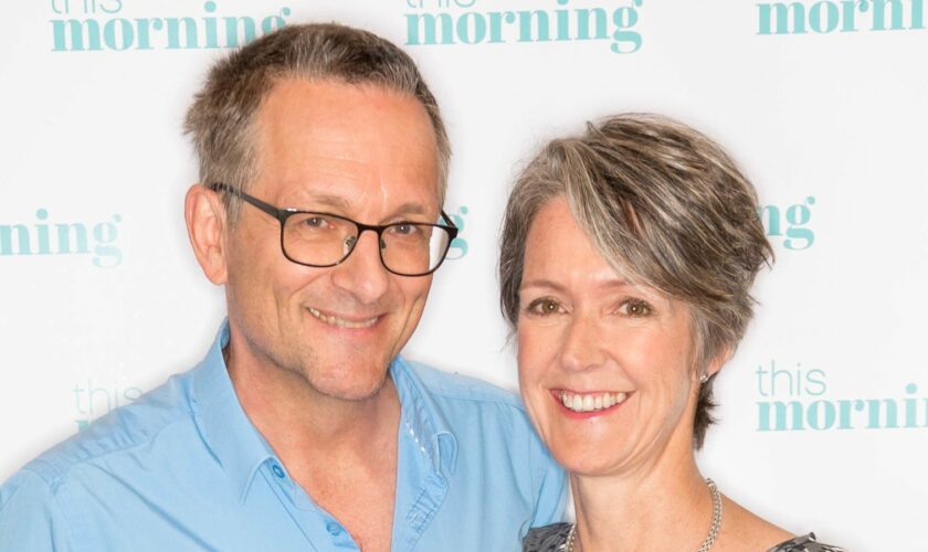 Dr Michael Mosley with wife Clare. Pic: Ken McKay/ITV/Shutterstock