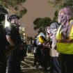 Anti-Israel protesters set up new encampment at UCLA, clash with police