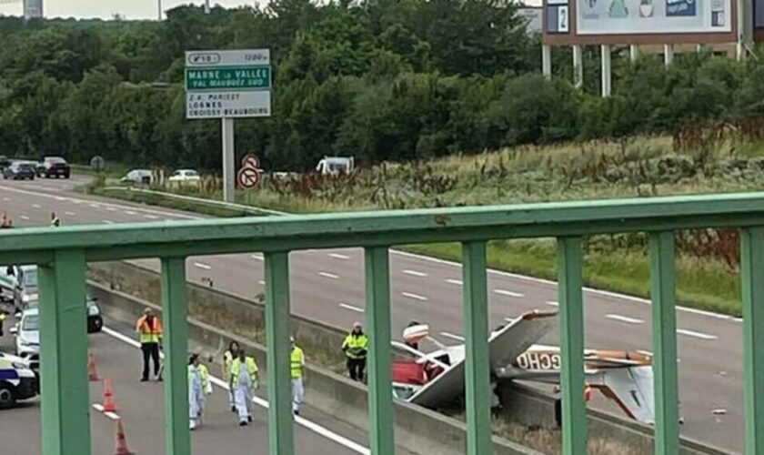 Seine-et-Marne : un avion de tourisme s’écrase sur l’autoroute et fait trois morts