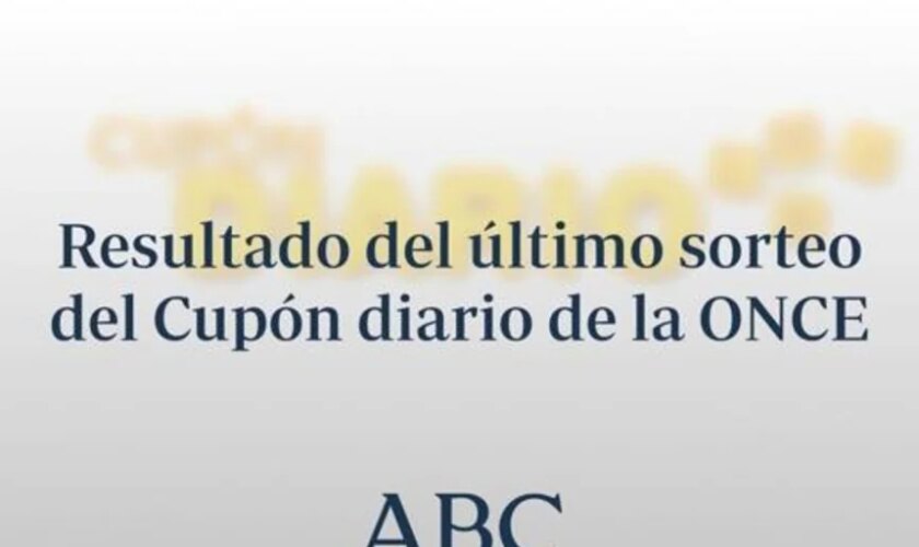 Comprobar resultados del sorteo del cupón diario de la ONCE de hoy lunes, 10 de junio de 2024