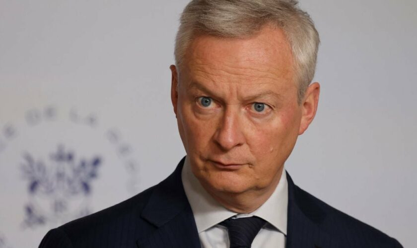 Le ministre de l'Economie et des Finances, Bruno Le Maire, le 24 avril 2024 à Paris