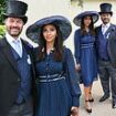 Nick Knowles, 61, enjoys a day at the races with chic fiancée Katie Dadzie, 33, as they lead the star-studded turnout on day one of Royal Ascot