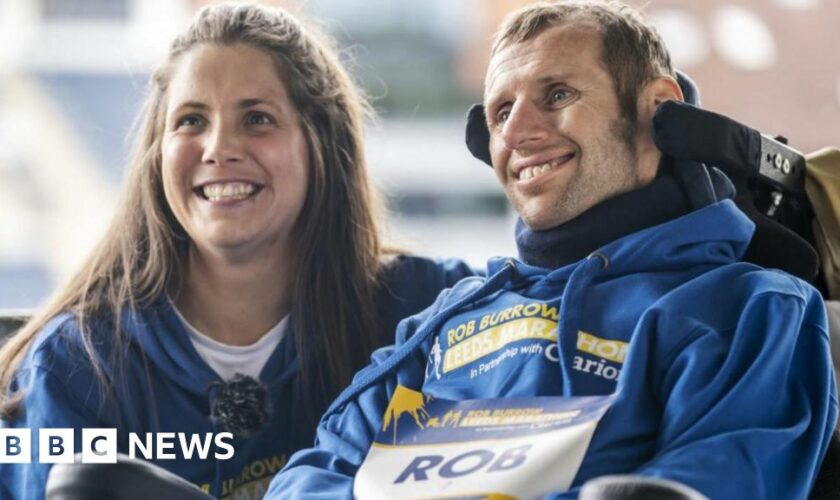 Rob Burrow's wife 'incredibly proud' of husband