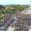 Thousands of bikers celebrate life of Dave Myers