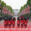 Trooping the Colour LIVE: Pomp and pageantry! Parade kicks off with more than 1,000 soldiers and 200 horses taking part in regal fanfare - as Princess Kate is seen in public for first time since cancer diagnosis