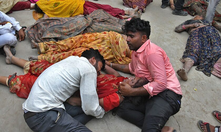 Death toll climbs to 116 in religious gathering stampede in India