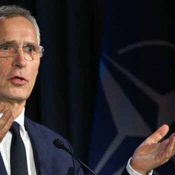 Stoltenberg hält Rede vor Vertretern der Verteidigungsindustrie