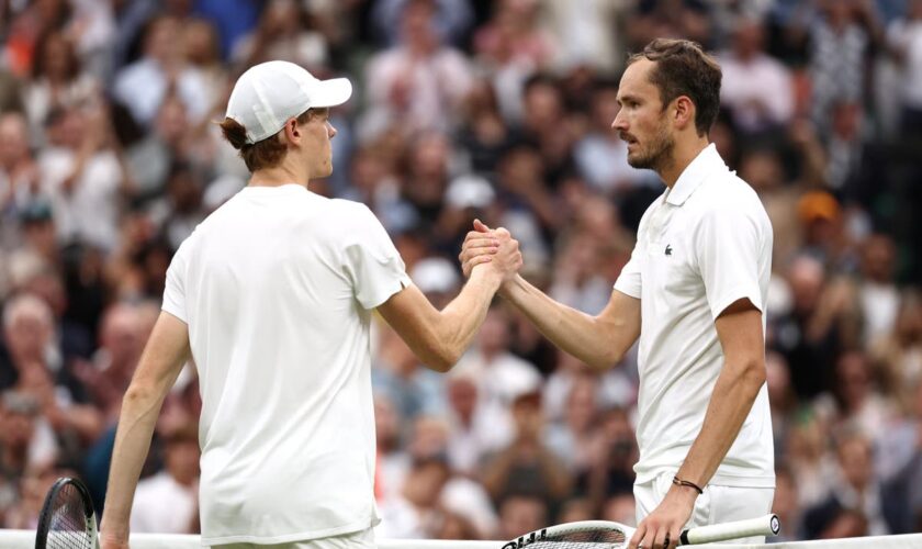 Wimbledon 2024 LIVE: Tennis scores as Daniil Medvedev beats Jannik Sinner to set Carlos Alcaraz rematch