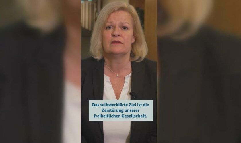 „Compact hetzt gegen unsere Demokratie“ – Faesers Video-Botschaft zum Verbot