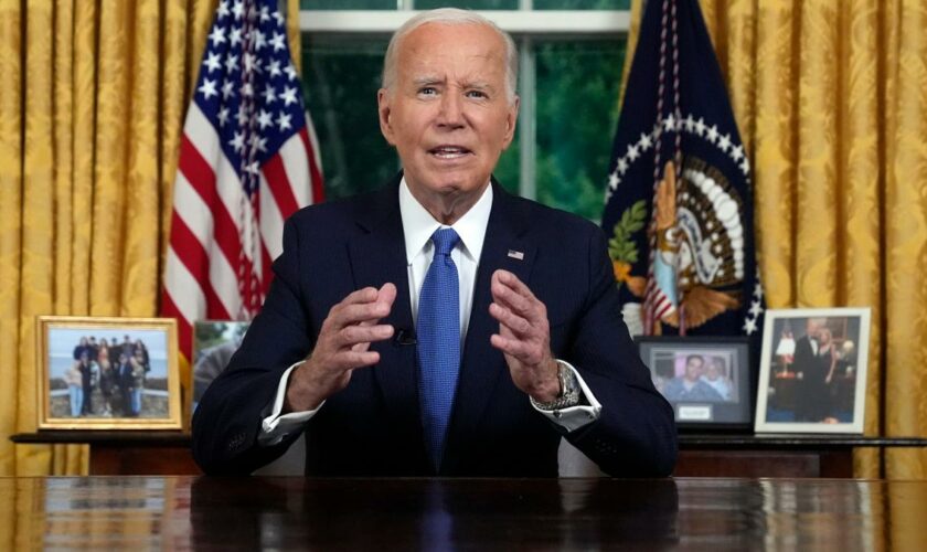 „Ich verehre dieses Amt, aber liebe mein Land mehr“, sagt Biden über seinen Rückzug