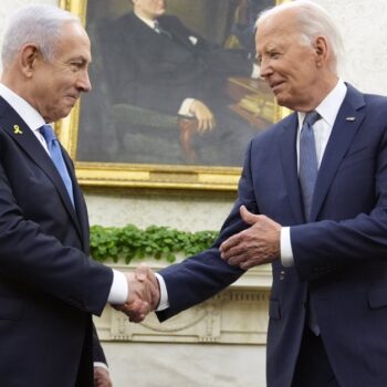 Besuch von Israels Premier: Netanjahu trifft sich mit Biden, Harris und Trump