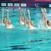 Russia's artistic swimming national team in Moscow