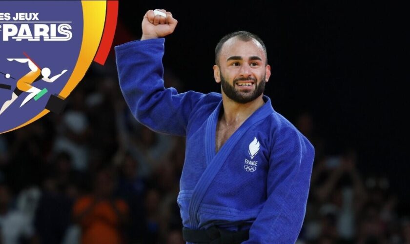 JO 2024 : Luka Mkheidze, l'ancien réfugié géorgien "fier" de remporter l'argent pour la France