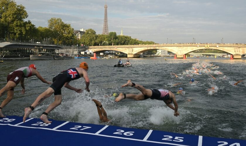 Triathlon reporté aux JO : "Honnêtement, quand on compare la Seine à la baie de Tokyo en 2021..."