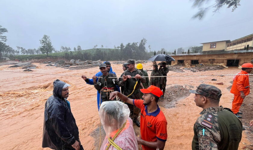 Glissements de terrain meurtriers en Inde : de lourds dégâts dans l'Etat de Kerala, les images