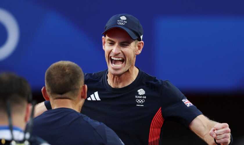 When is Andy Murray playing at the Paris Olympics?