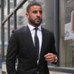 Kyle Walker arriving at the Central Family Court in London earlier this month. Pic: PA