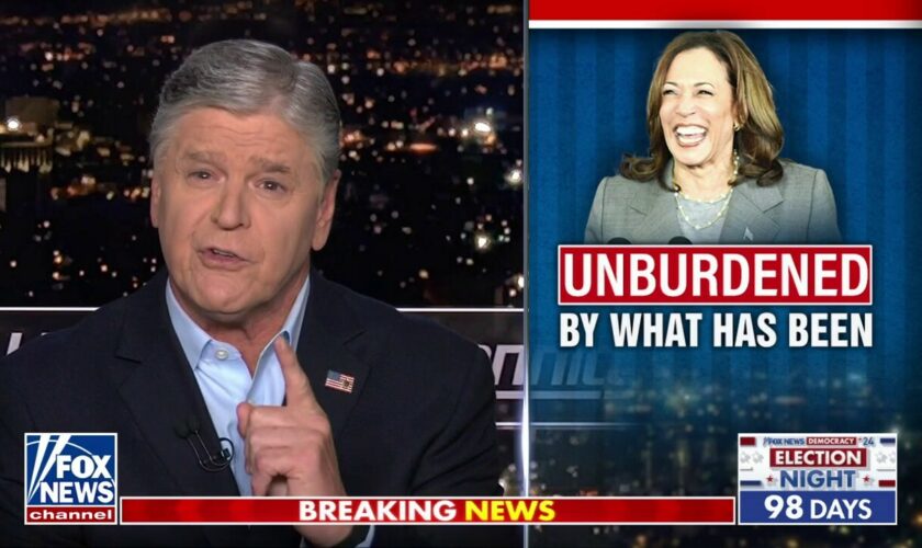 SEAN HANNITY: Nothing matters anymore in the upside-down world of Kamala Harris