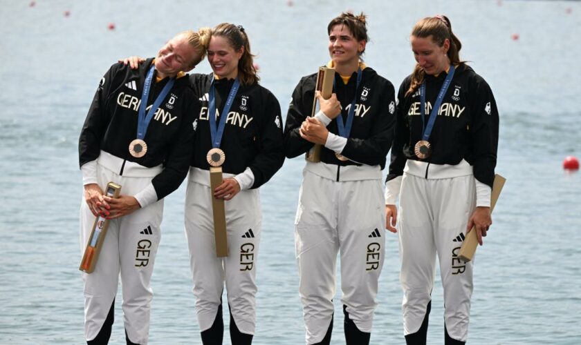 Nächste Deutsche Medaille - Doppelvierer der Frauen holt Bronze