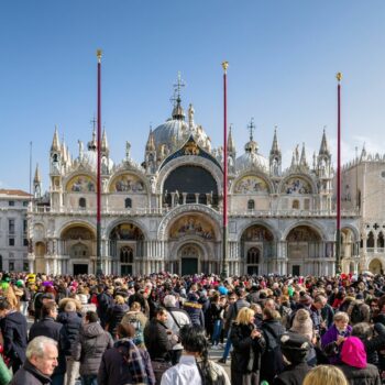 St Mark's Square in Venice is among the sights that can be very crowded. Pic: iStock