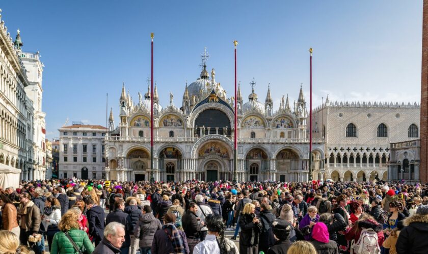 St Mark's Square in Venice is among the sights that can be very crowded. Pic: iStock