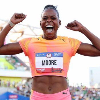 Jasmine Moore makes history as first American woman to qualify for Olympic triple jump, long jump