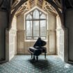 Dans les ruines, un piano