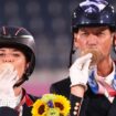 Charlotte Dujardin and Carl Hester in Tokyo in 2021