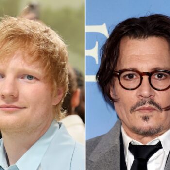 Ed Sheeran sparks criticism for posing with Johnny Depp in new photo