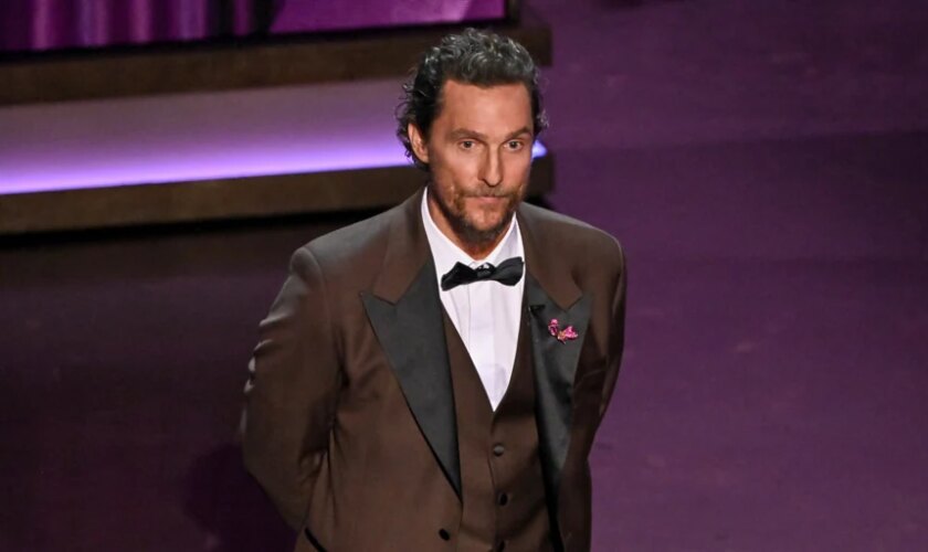 El inesperado accidente de Matthew McConaughey con una abeja se vuelve viral en redes