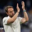 Gareth Southgate applauding the fans after England's win over Slovakia