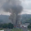 Firefighters tackle large blaze in Newry