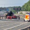 Die A1 war über viele Stunden gesperrt. Foto: M. Neumann/Blaulicht Unna/dpa