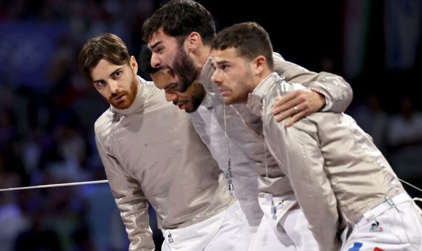 JO - Escrime : les Français terrassent l’Iran en sabre et décrochent le bronze