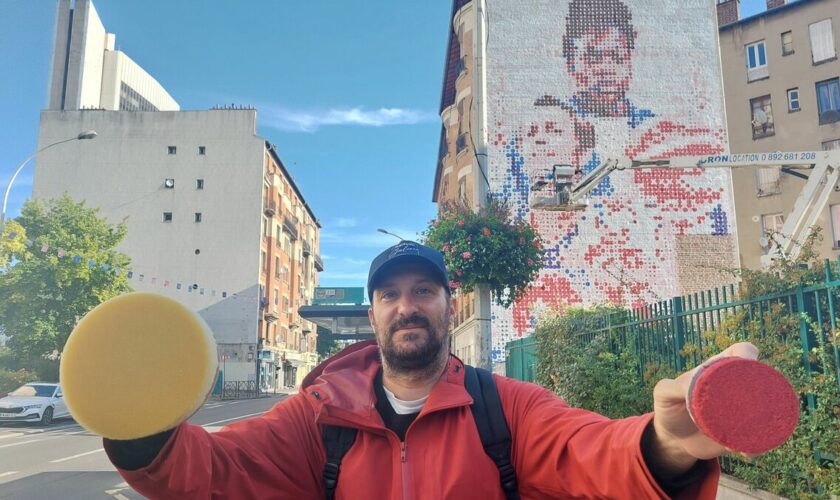 JO Paris : à Gennevilliers, trois championnes vont veiller sur le centre-ville dans une fresque street art