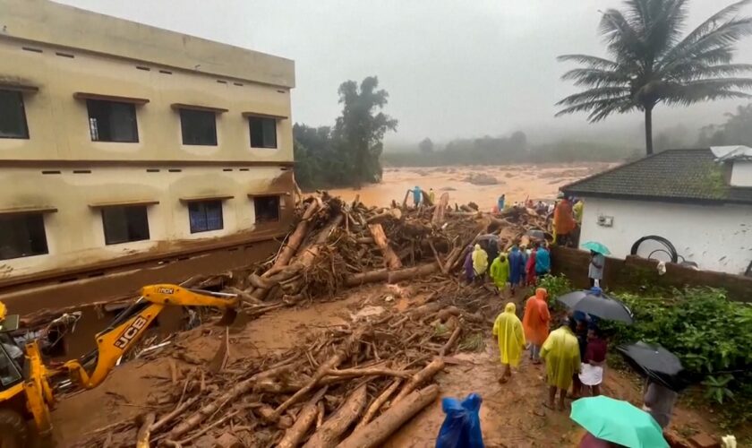 Landslides, heavy rains kill at least 65 in south India’s Kerala state