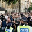 In London eskalierten Proteste von Ultranationalisten. Foto: Jordan Pettitt/PA Wire/dpa