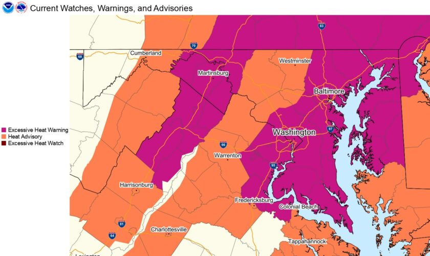 PM Update: Excessive-heat warning on Monday when it will feel like 110 degrees