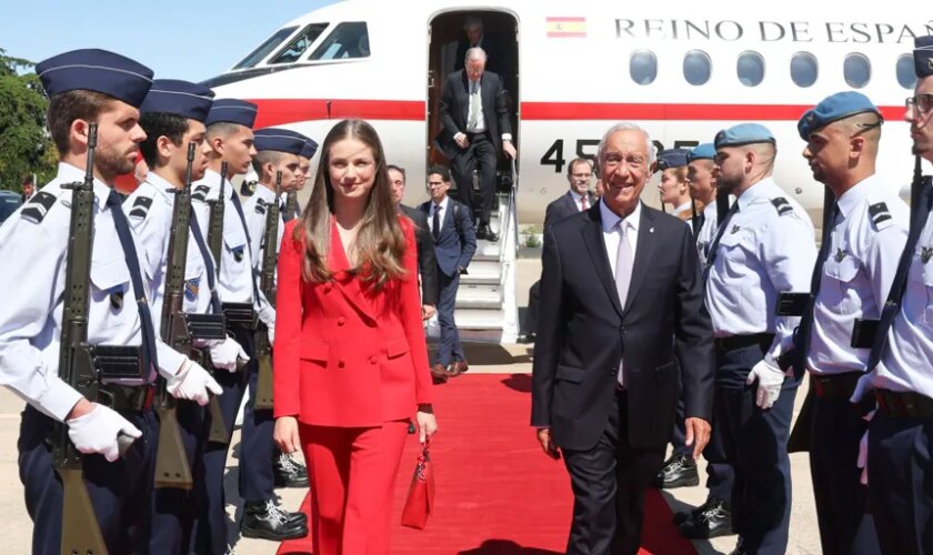 Portugal recibe a la Princesa Leonor con honores de Reina en su primer viaje oficial