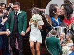 Ronnie Wood's son Tyrone ties the knot with daughter of Iron Maiden guitarist at star-studded ceremony followed by a swanky Michelin star reception