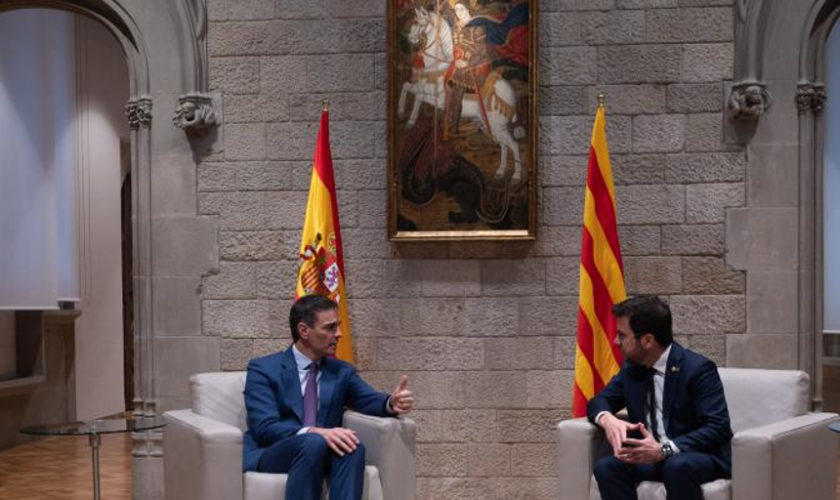 Sánchez se reúne mañana con Aragonès en Barcelona